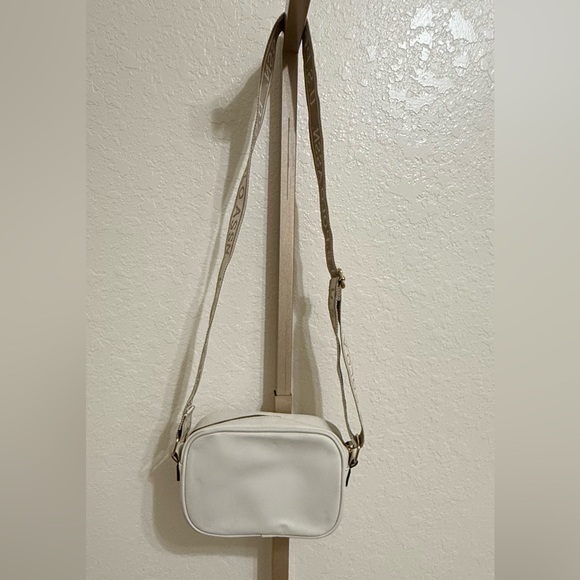 U.S. Polo Assn. Ivory Crossbody Bag with Logo Strap - Picture 6 of 8